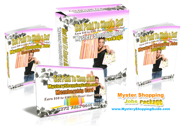 Mystery Shopping Jobs Package